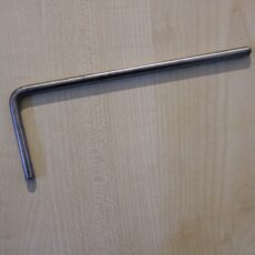 Tige coudée charnière baby foot